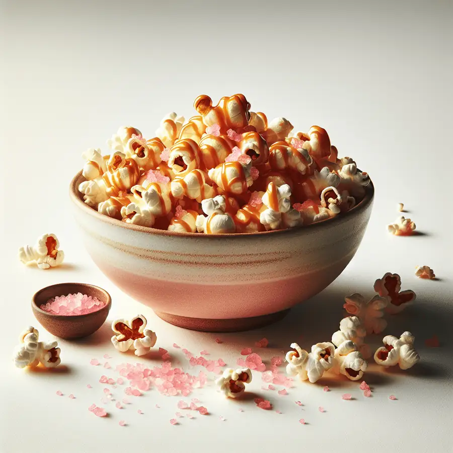 Palomitas Gourmet con Caramelo y Sal Rosa