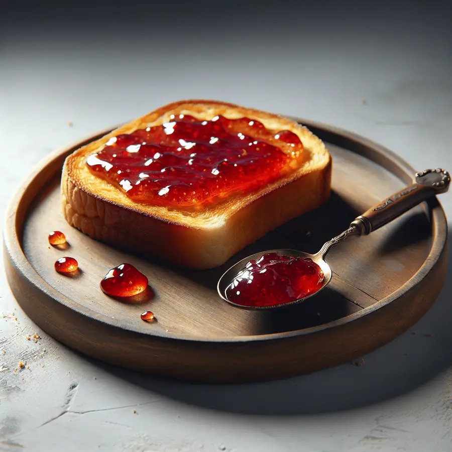 Pan Tostado Sin Gluten con Mermelada Casera
