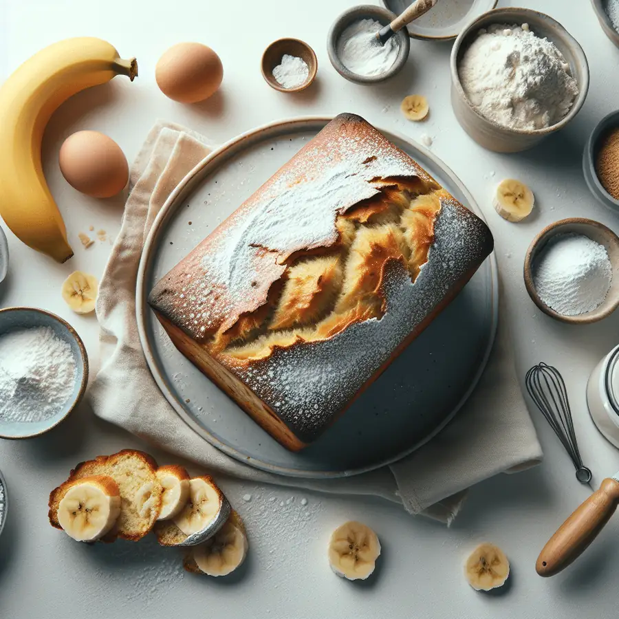 Pan de Platano Sin Gluten Esponjoso