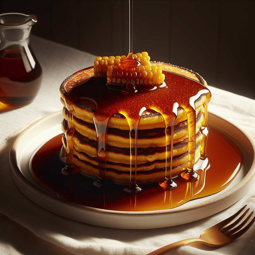 Si Rope Pancakes de Maíz con Sirope de Agave - Deliciario.com