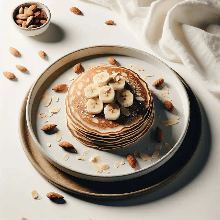 Panqueques de Almendra y Plátano