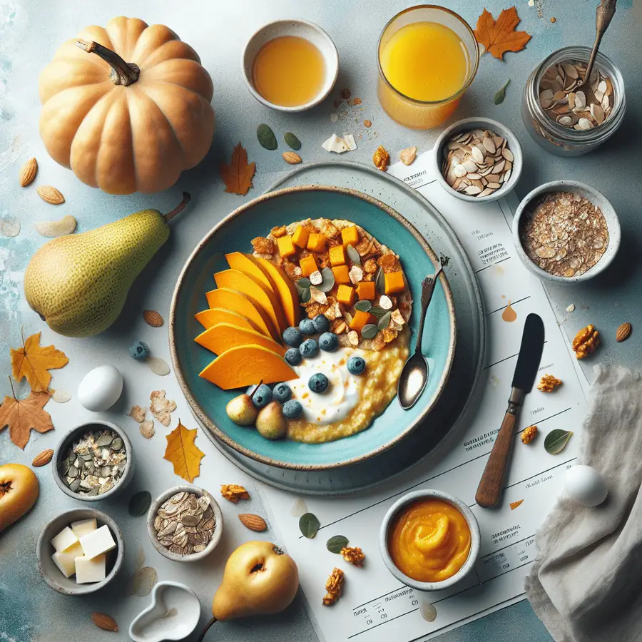 Papilla de Calabaza y Pera para un Desayuno Nutritivo