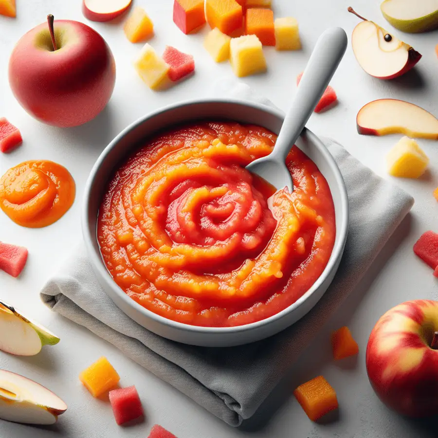 Papillas de Frutas para Bebés en Thermomix
