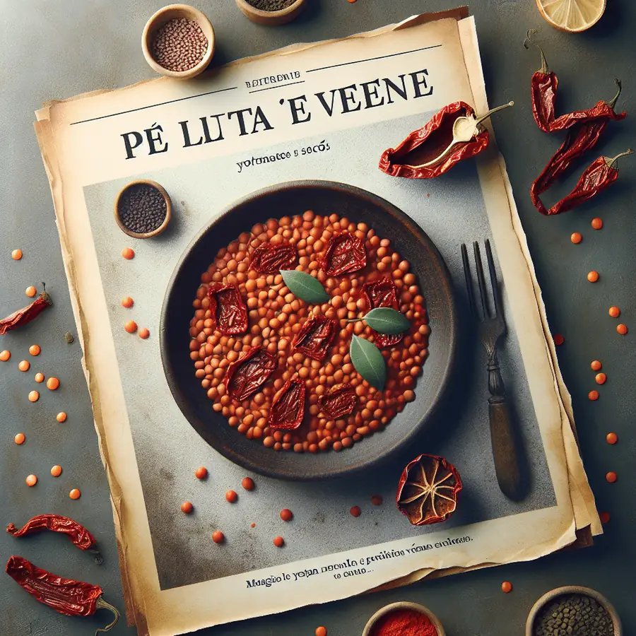 Paté Vegano de Lentejas Rojas y Tomates Secos