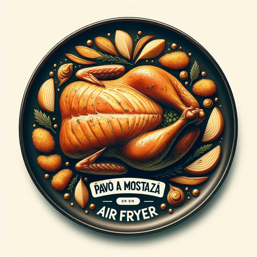 Pavo a la Mostaza en Airfryer
