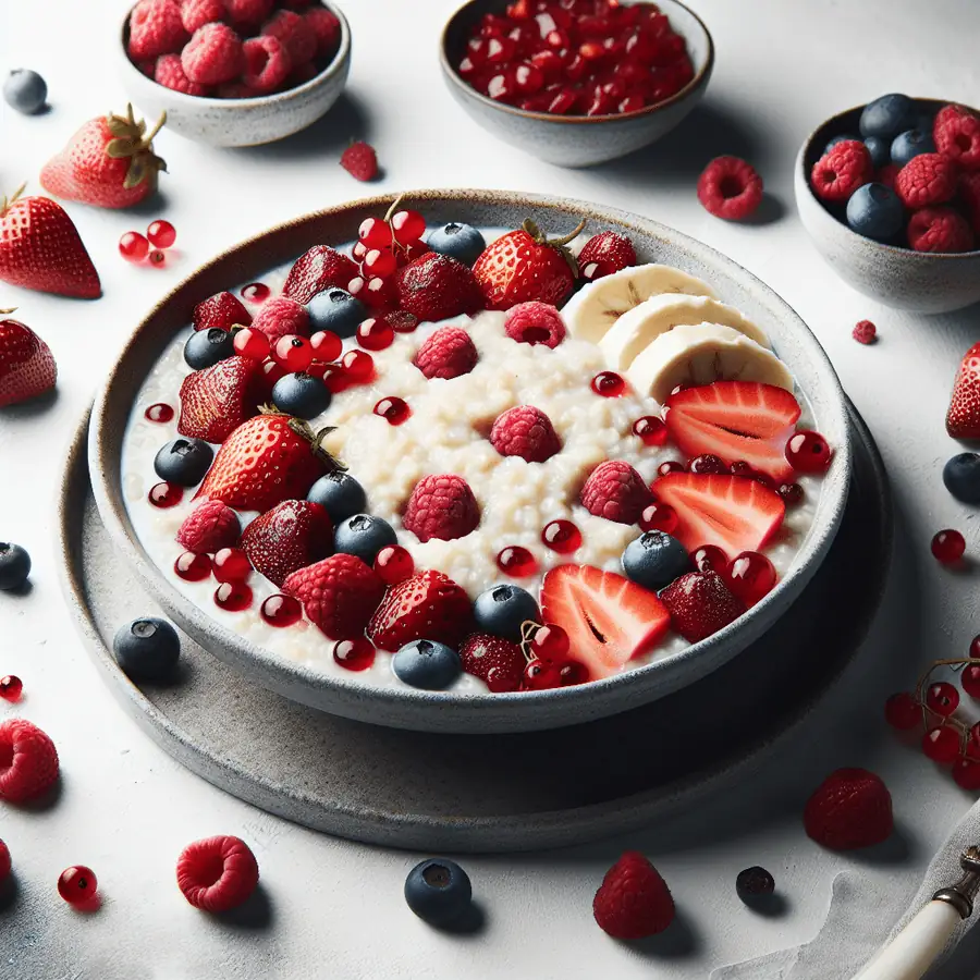 Porridge de Amaranto con Frutos Rojos