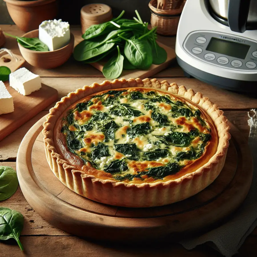 Quiche de Espinacas y Ricotta en Thermomix