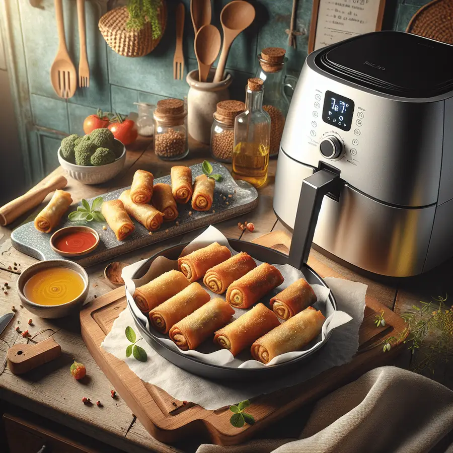 Rollitos Primavera en Airfryer