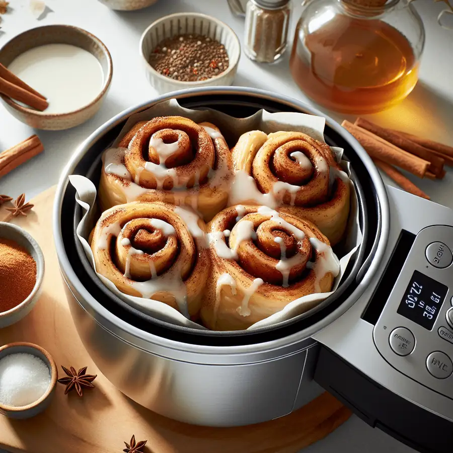 Rollos de Canela en Airfryer
