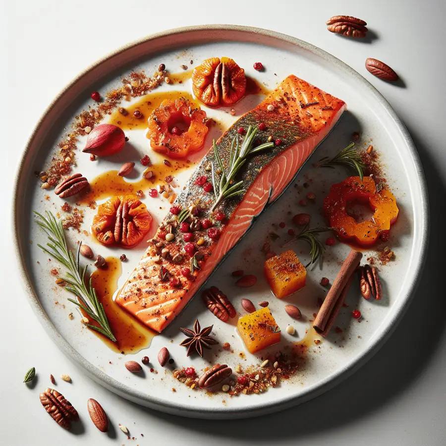 Salmón Marinado con Especias de Otoño