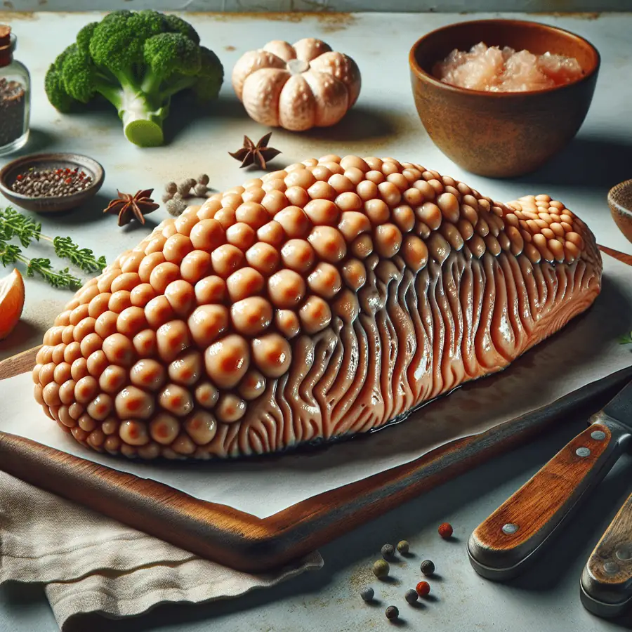 Salmón al Horno con Piel de Escamas Monstruosas