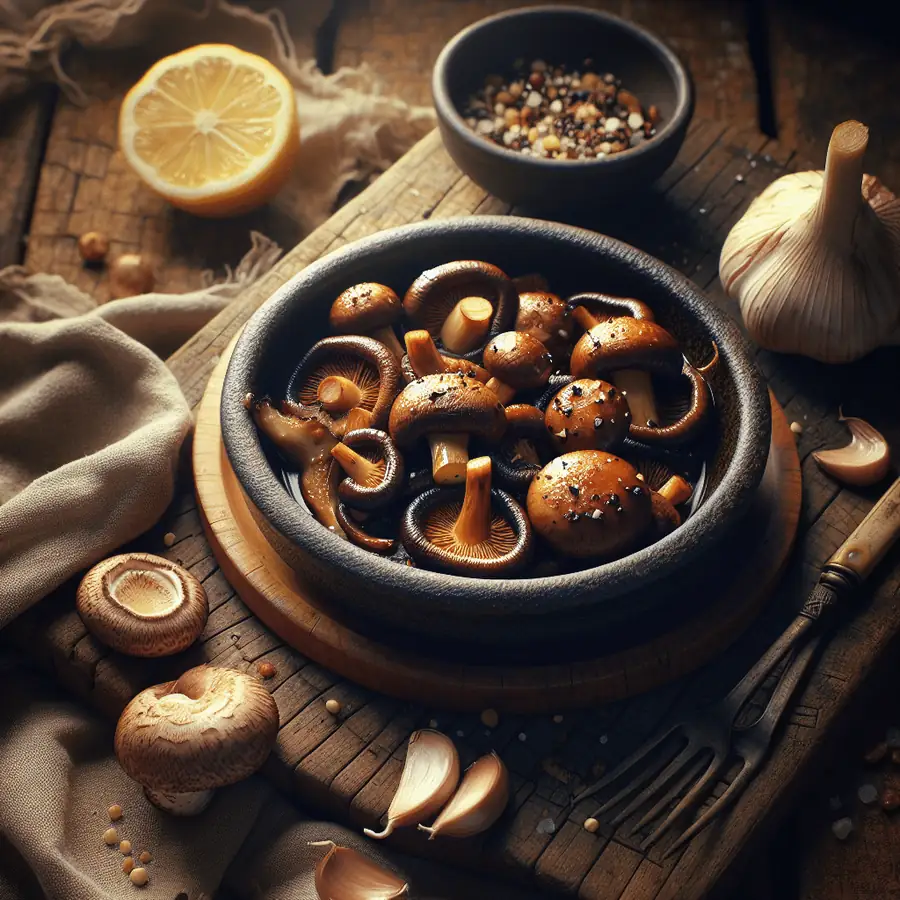 Shiitake al ajillo