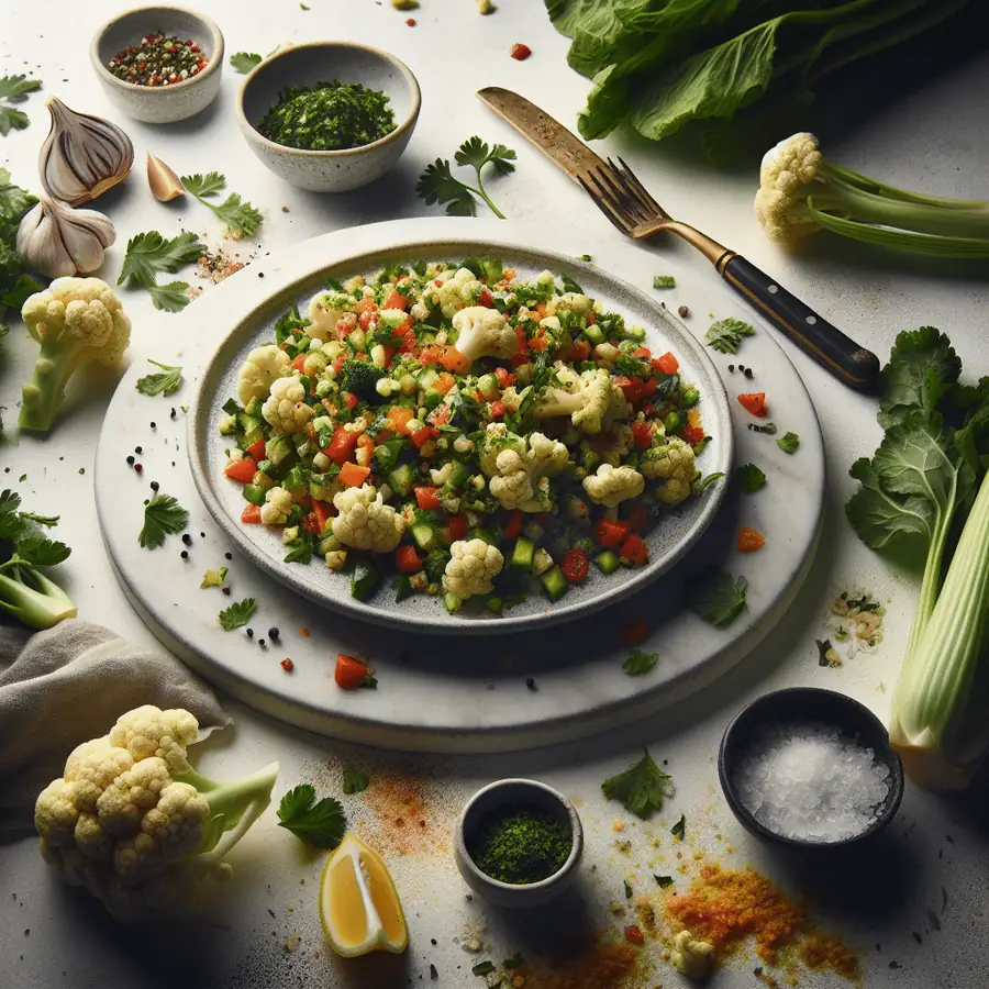 Tabbouleh de coliflor