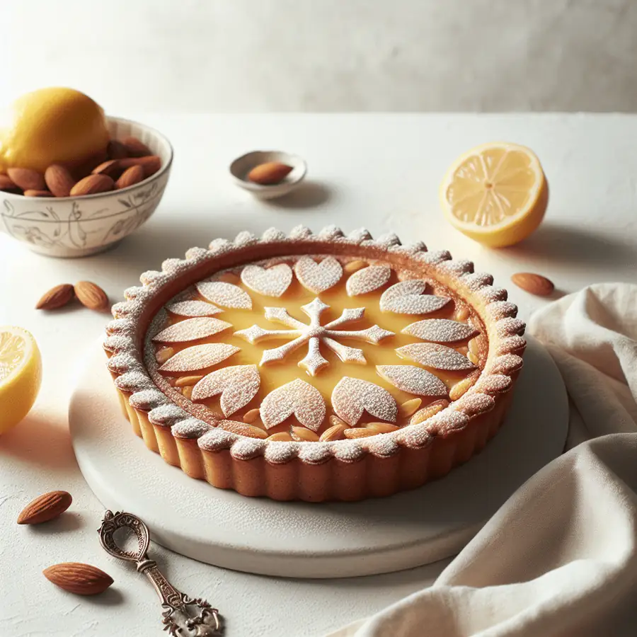 Tarta de Santiago (almendra y limón)