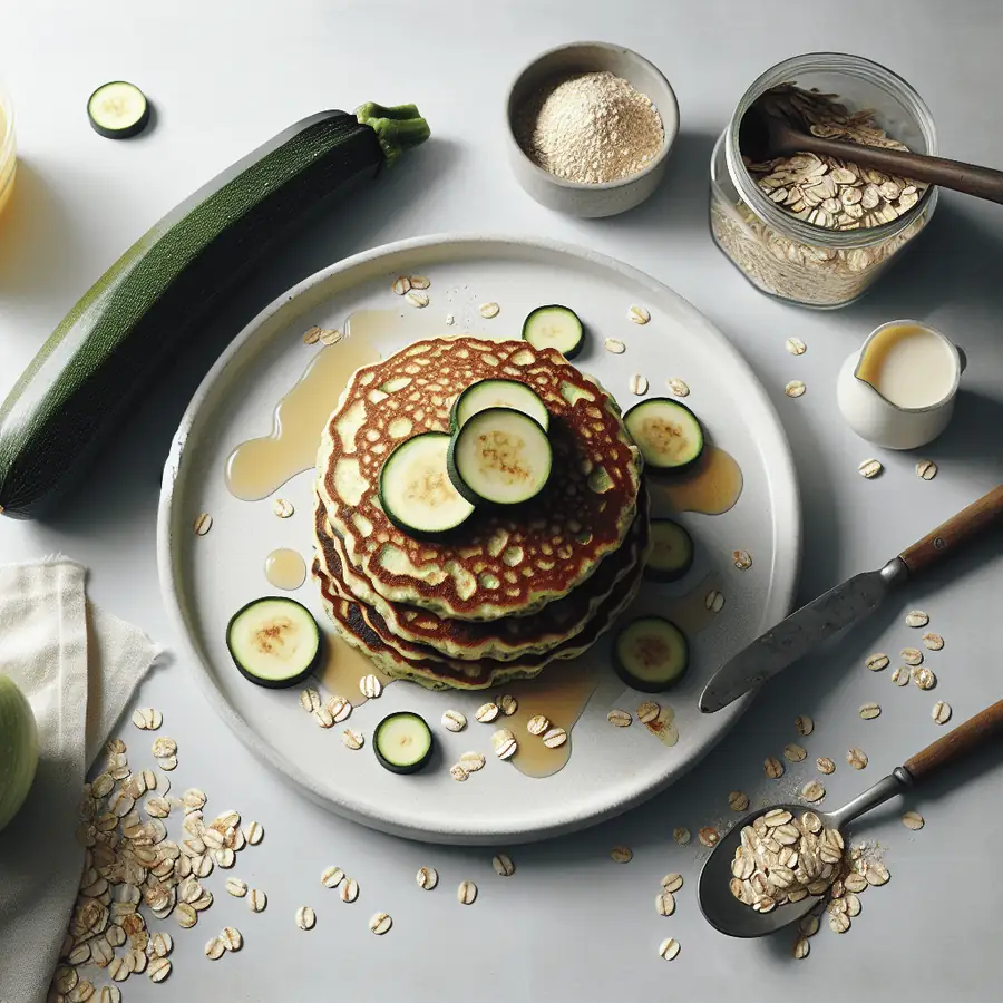 Tortitas de avena y calabacín