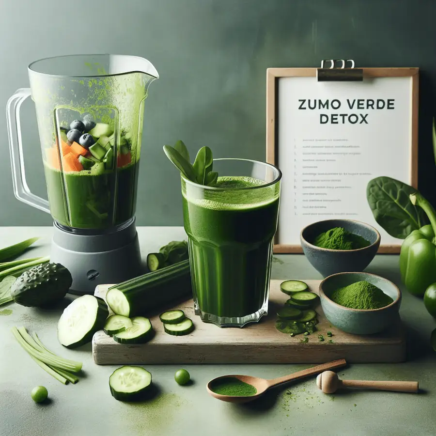 Zumo verde detox